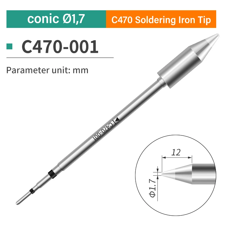 1pcs C470 Series Soldering Tip Soldering Tips Fit for JBC  Soldering Station