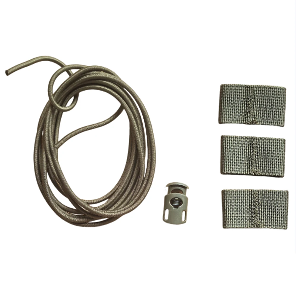 Taktischer Old Glory Flaggen-Bungee-Elastikverschluss, Stoßdämpferkordel, Molle-Gurtband-Schlaufe, Kordelstopper für sichere Befestigung – Detail 14