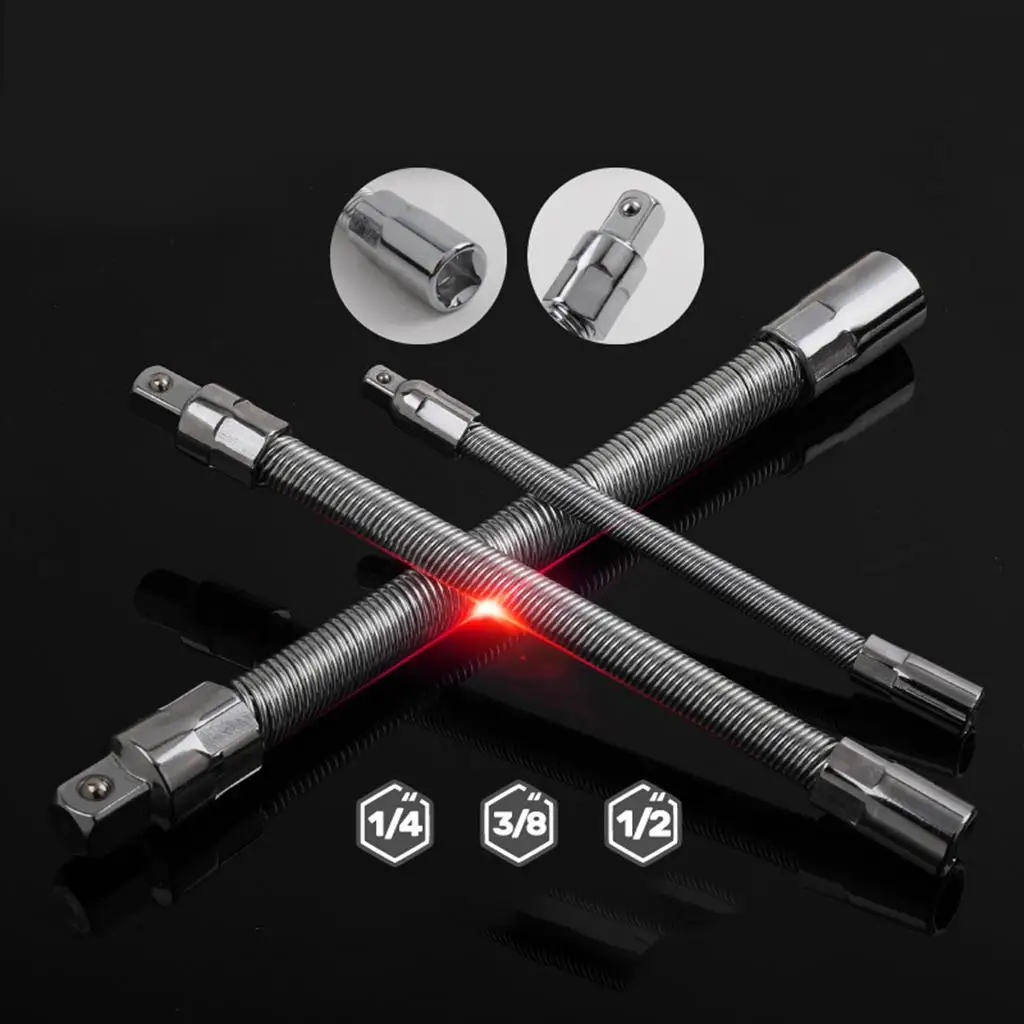 Bendable Flexible Extension Bar Screwdriver Extension Rod Universal Extension