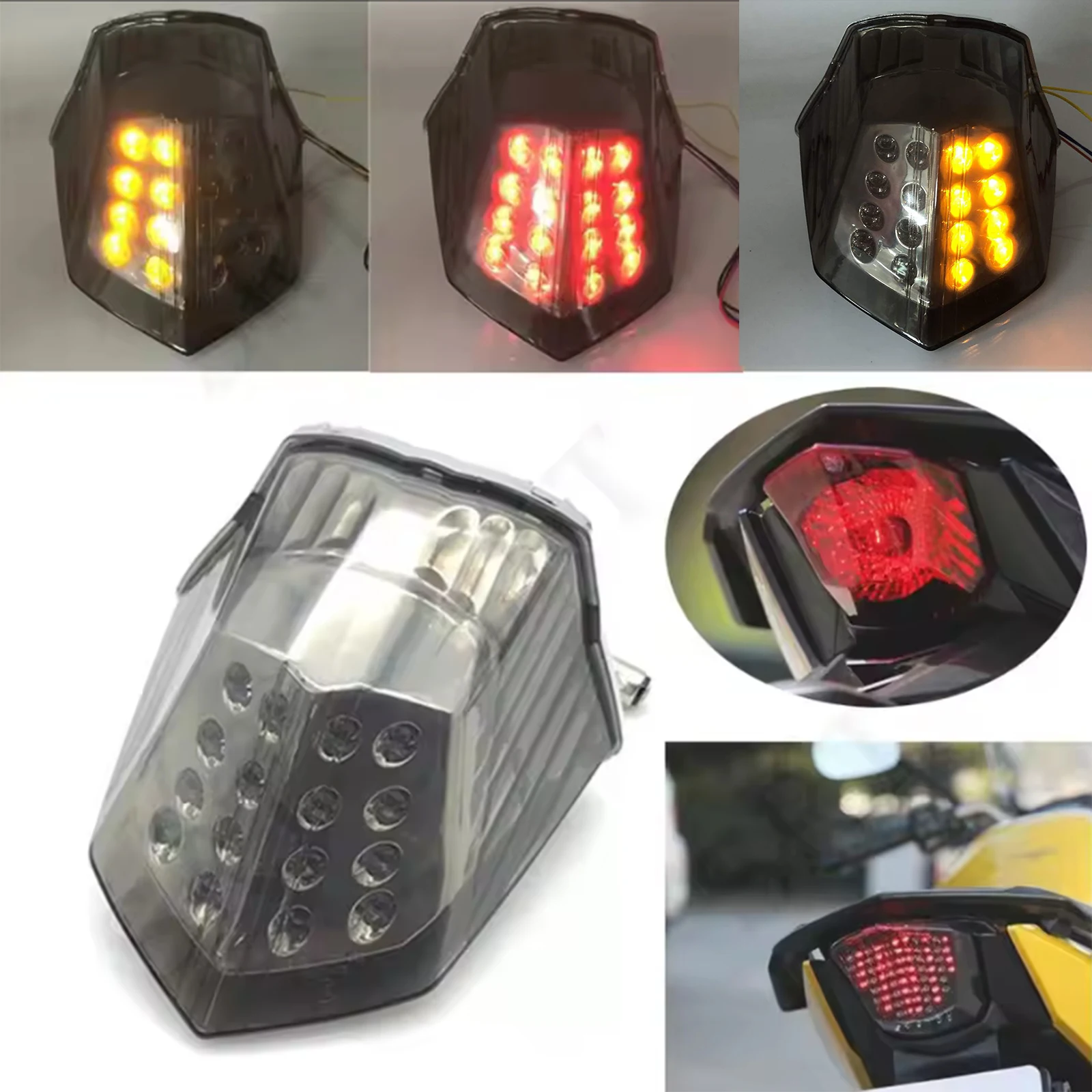 

Rear Tail Light Back Brake Turn Signals Integrated Led Light For Yamaha XJ6 Diversion F XJ6N XJ6F FZ6R FZ-6R 2009-2020 2018 2019
