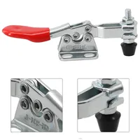 Tightener Toggle Clamp Fix Clip For Carpentry GH-201L Horizontal Quick Release Toggle Clamp Tool Set Push-pull