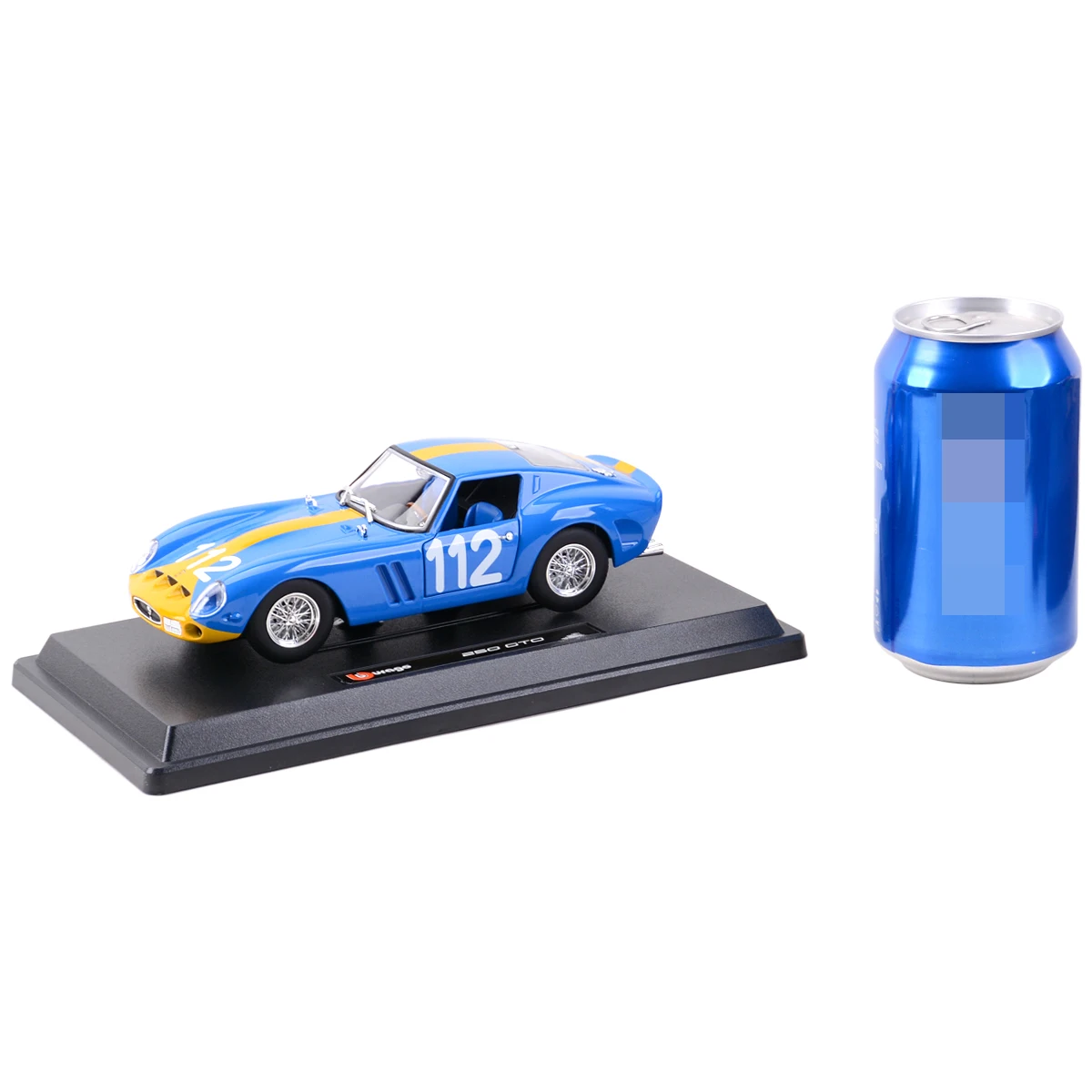 Bburago 1:24 Ferrari 250 GTO Blue Sports Car Static Die Cast Vehicles Collectible Model Car Toys