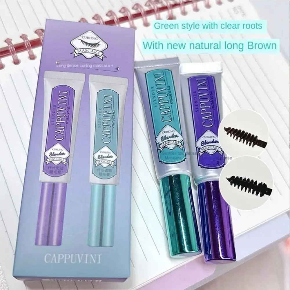 Hyper Curling Tandpasta Tube Mascara Niet-Vegen Snel Droog Curling Dikke Wimpers Creatieve Extra Volume Wimper Extensie