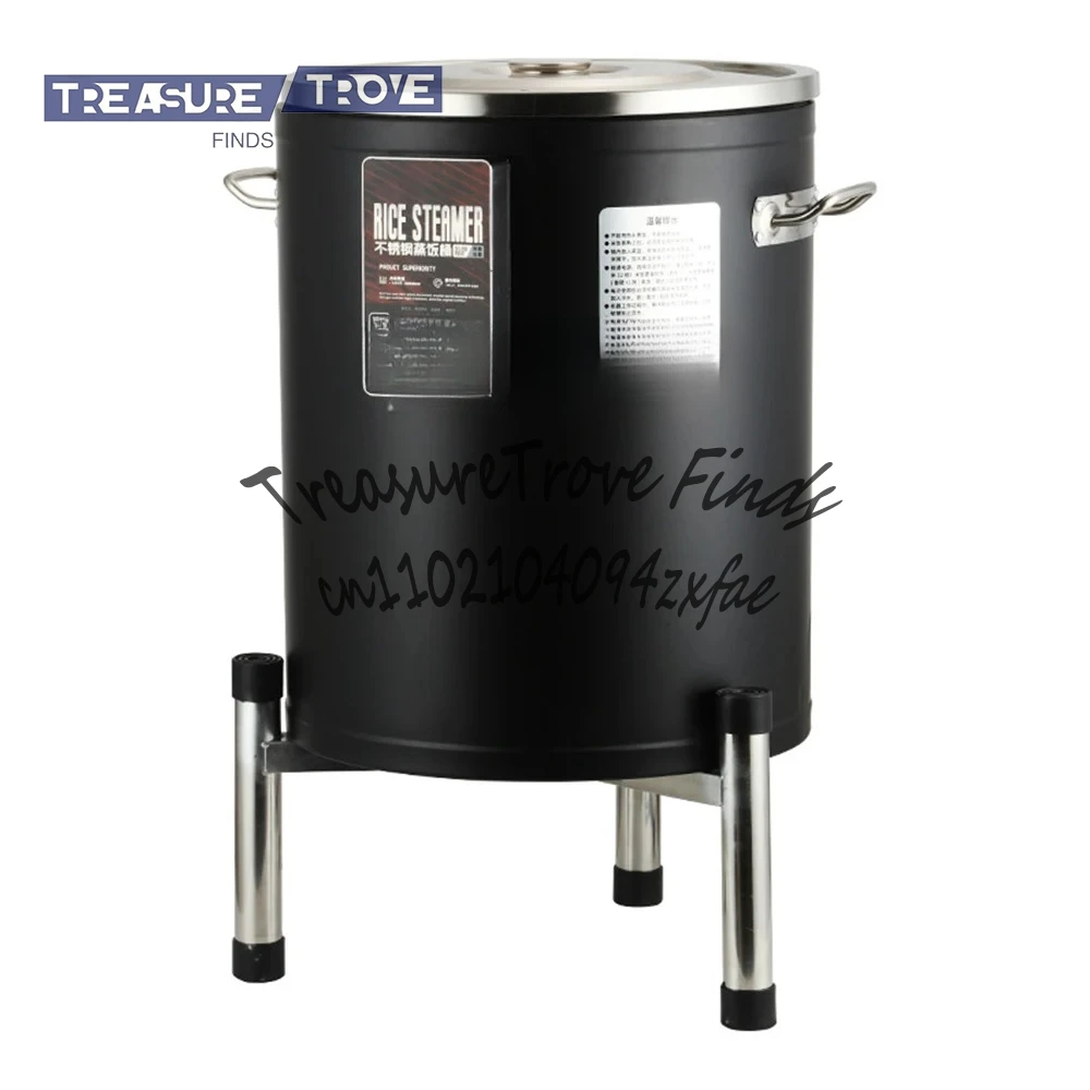 

45L Rice Cooker Commercial Large-capacity Electric Steamer Cabinet Stainless Steel Electric Heating Barrell Olla Arroz Electrica