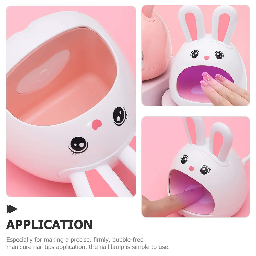 

Nail Mini Rabbit Lamp Fast Dry LED Gel Nail Light Mini Uv Lamp for DIY Manicure Bubble-Free Nails Uv Light for Gel Nails
