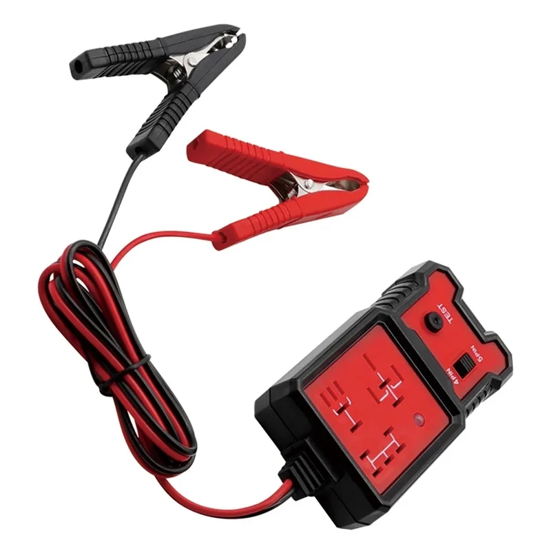 Probador de relé de coche Universal, herramienta de diagnóstico, Analizador de alternador, comprobador de batería automático, electrónico, automotriz, 12V