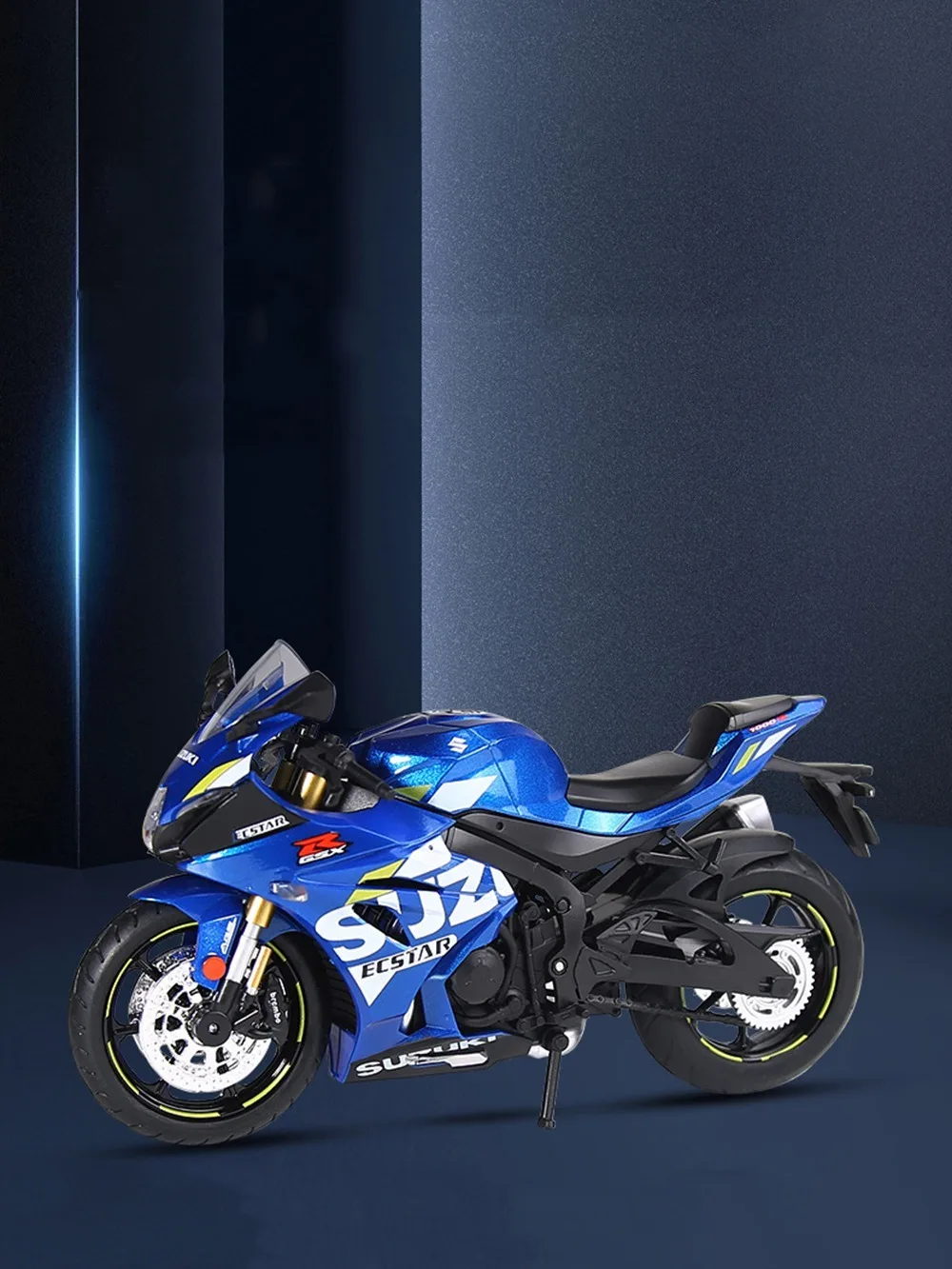 1:12 Suzuki GSX1000R R1250GS Legierung Druckguss Spielzeug Motorrad Modelle Auto mit Licht Stoßdämpfung Miniatur Motorrad Jungen Geschenke – Detail 1