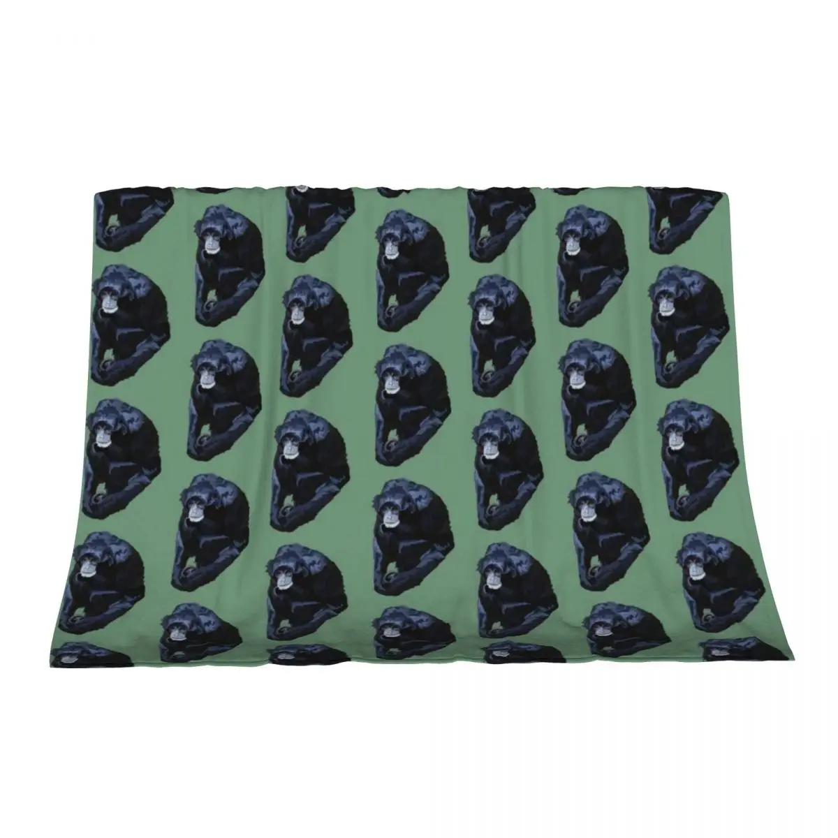 

S is for Siamang Throw Blanket Moving Designers Furry Travel Blankets