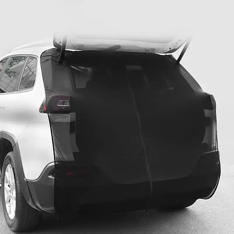 Car trunk tailgate magnetic suction anti-mosquito equipment shading ventilation screen anti-mosquito magnetic suction rear