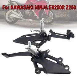 Motorcycle Front Foot Pegs Motorcycle Left Footrest Gear Shift Lever Pedal For KAWASAKI NINJA 300/250/R Z250 Z300 EX250 EX300