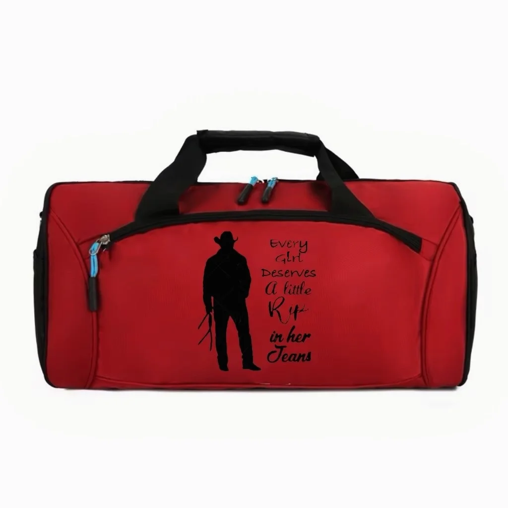 Herren und Damen Universal Fashion Kung Fu Kampfsport Taekwondo Muster Hängendes Schuhfach Reisetasche Handtasche Sporttasche