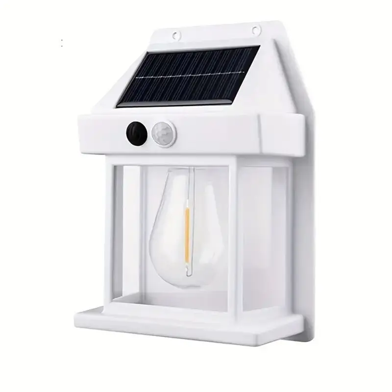 Y51A-Solar Lights Outdoor, Dusk To Dawn Solar Wall Sconce Motion Sensor, 3 Lighting Modes Waterproof Solar Security Wall Durable