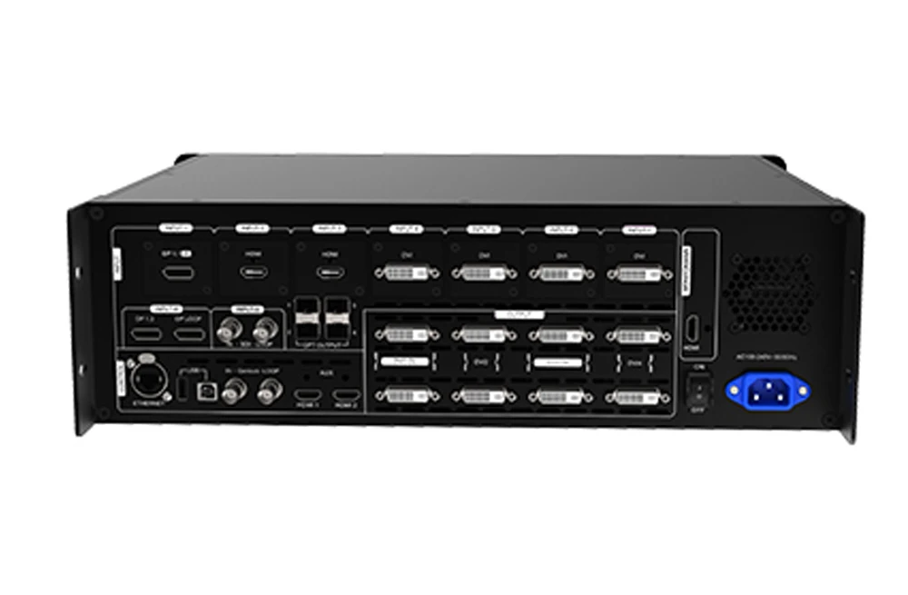 Conmutador de vídeo de pared HD a todo color LED Novastar N9