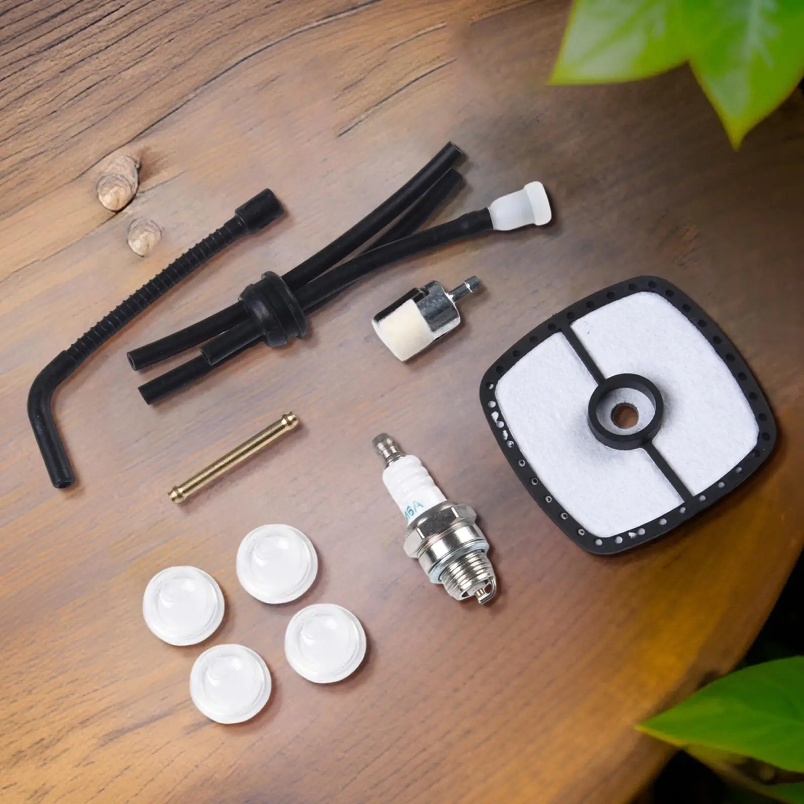 Tune Up Kit with Air Filter Fuel Lines Vent Fuel Filter Corrugated Fuel Tube Connector and Two Bulbs for Echo For Blowers
