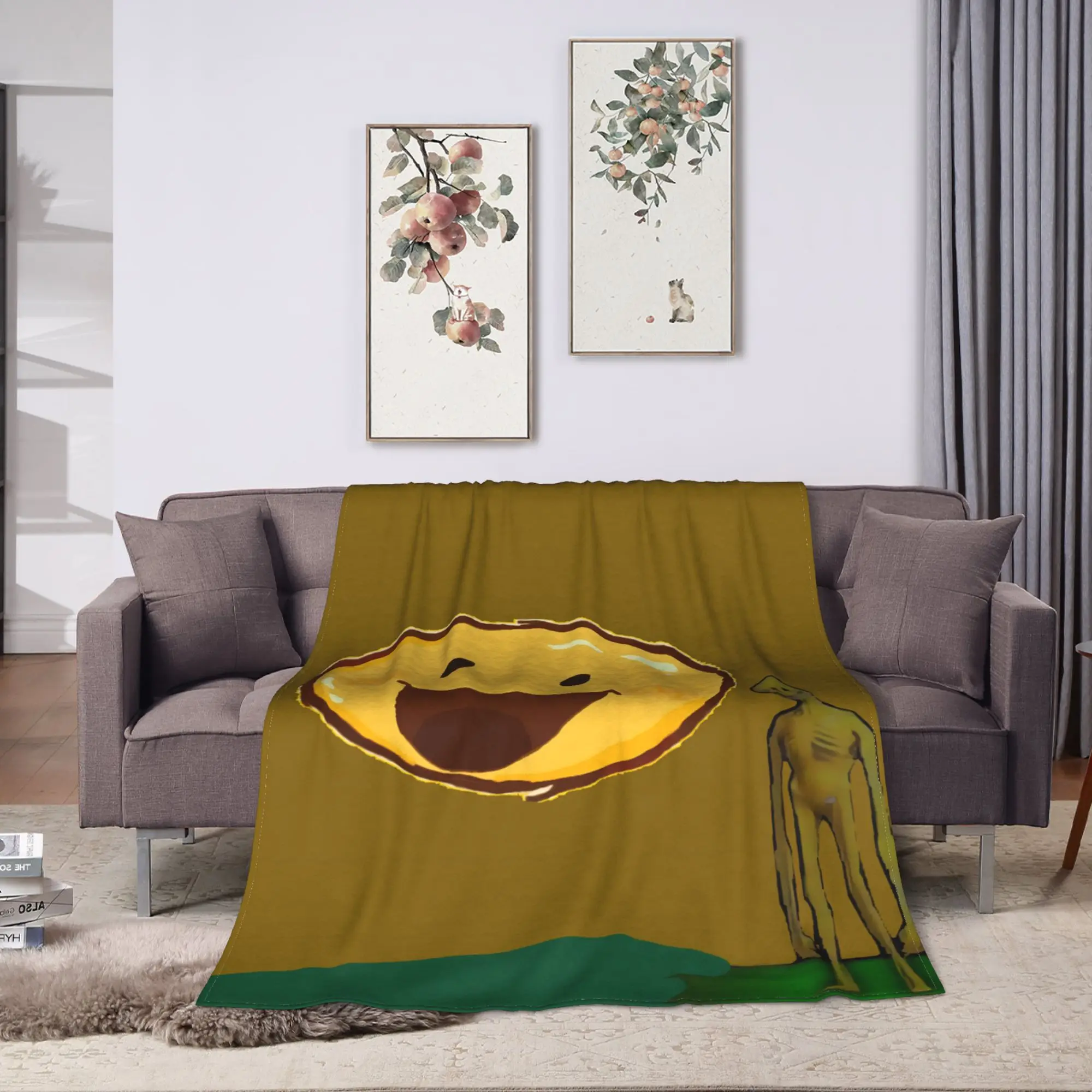Verity Arg Horror Game Blanket  Warm Soft Funny Plush Bedding Throws For Couch Bed Travel Office Flannel Bedspread Bed Cover