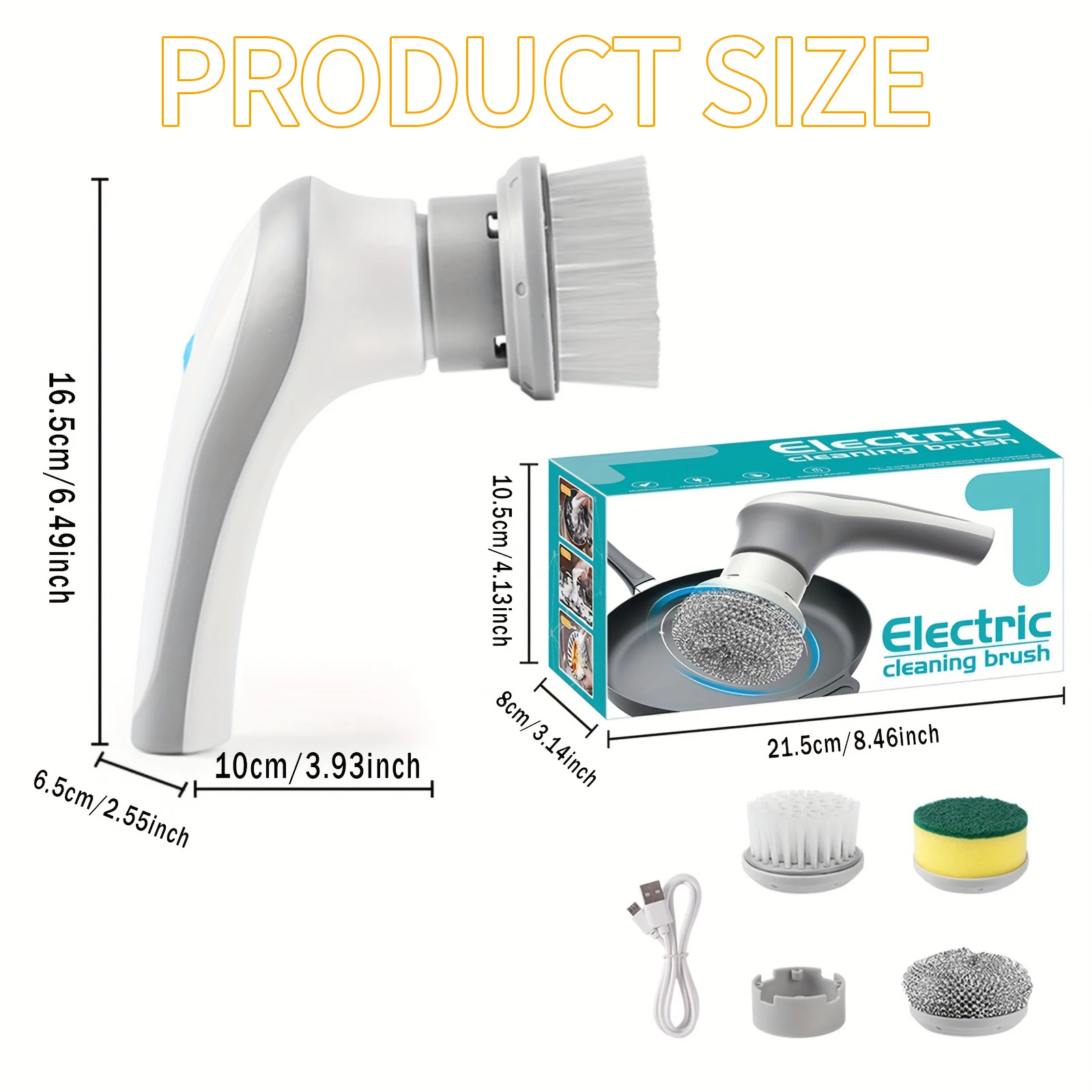 Brosse à livres électrique sans fil, brosse à vaisselle de cuisine, brosse à récurer rotative professionnelle pour la baignoire et le carrelage, 007