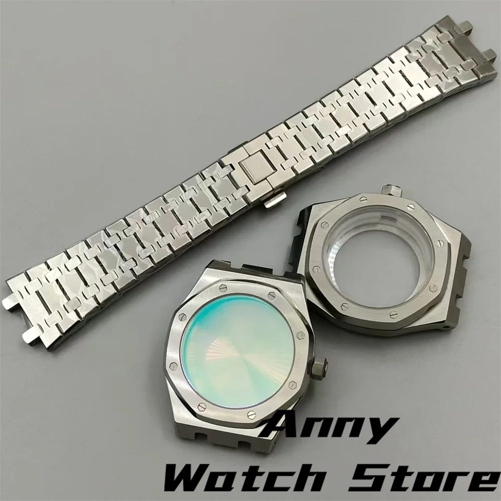 42mm Silver Black Rose Gold Case Stainless Case Bracelet Sapphire Glass Fit NH35 NH36 NH70 NH72 ETA2824 PT5000Movement