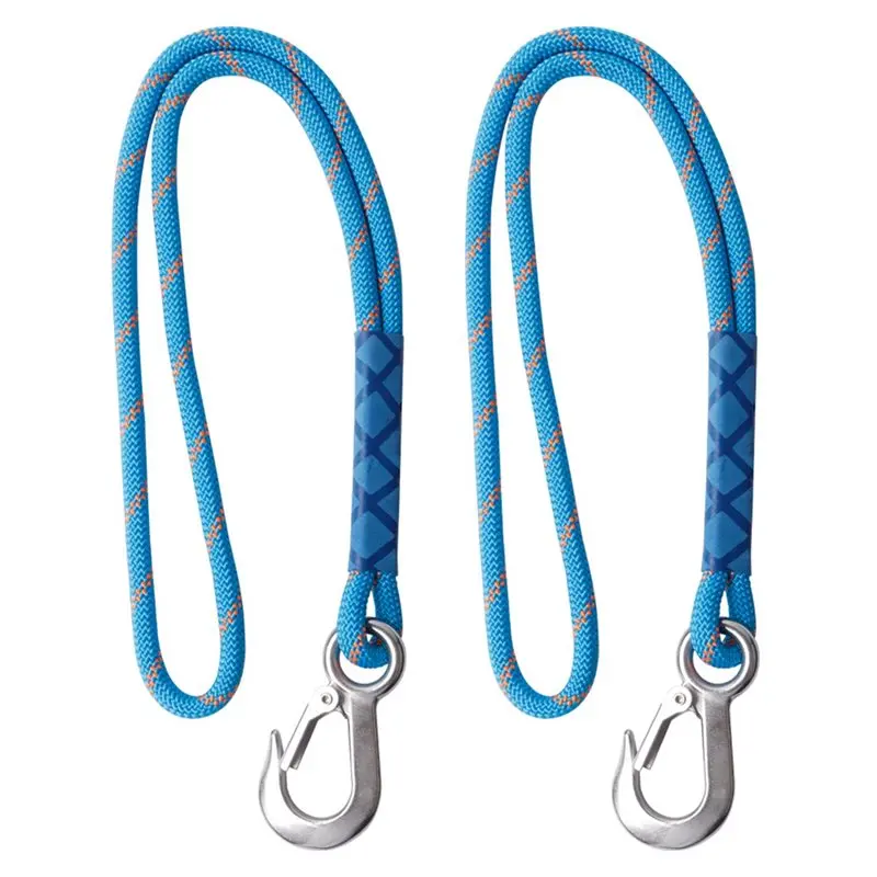 

【HAPPY】Нейлоновый ремень-стропа с металлическим крюком, нейлоновый трос для подвешивания гамаков/качелей, для уличных гамаков, качелей на деревьях