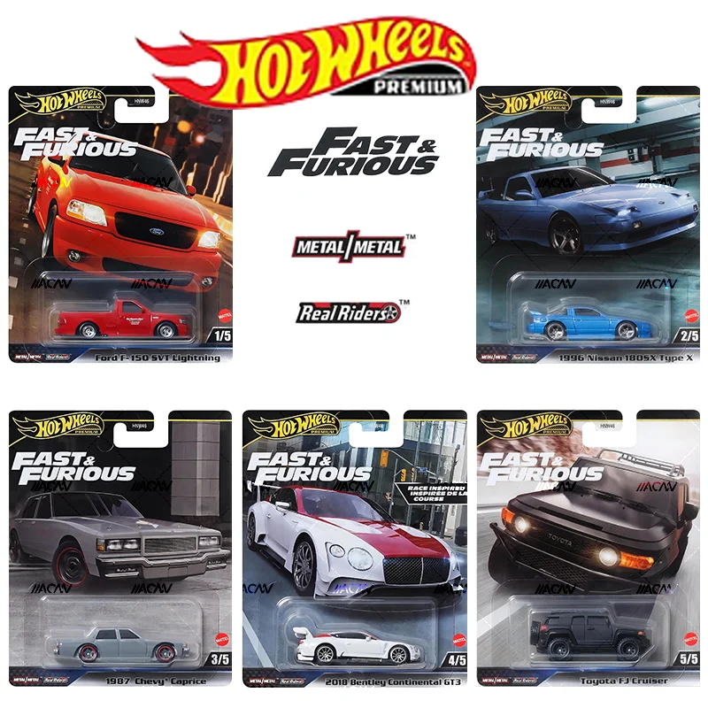 Mattel Hot Wheels Premium 2024 Fast & Furious Series Mix 4 Hnw46 1/64  Fj Cruiser Collection Diecast Vehicle Model Toys