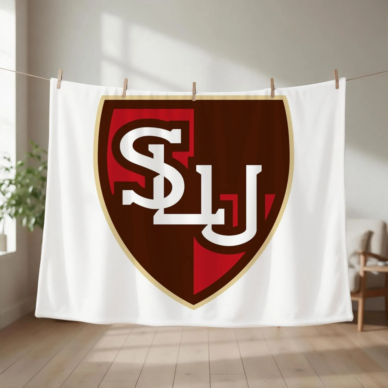 St. Lawrence saints Throw Blanket couch cozy soft plush fuzzy picnic outdoor blanket