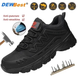 Scarpe da lavoro antinfortunistiche isolate da uomo con punta in acciaio antiperforazione anti-smash da uomo scarpe leggere antiscivolo da cantiere