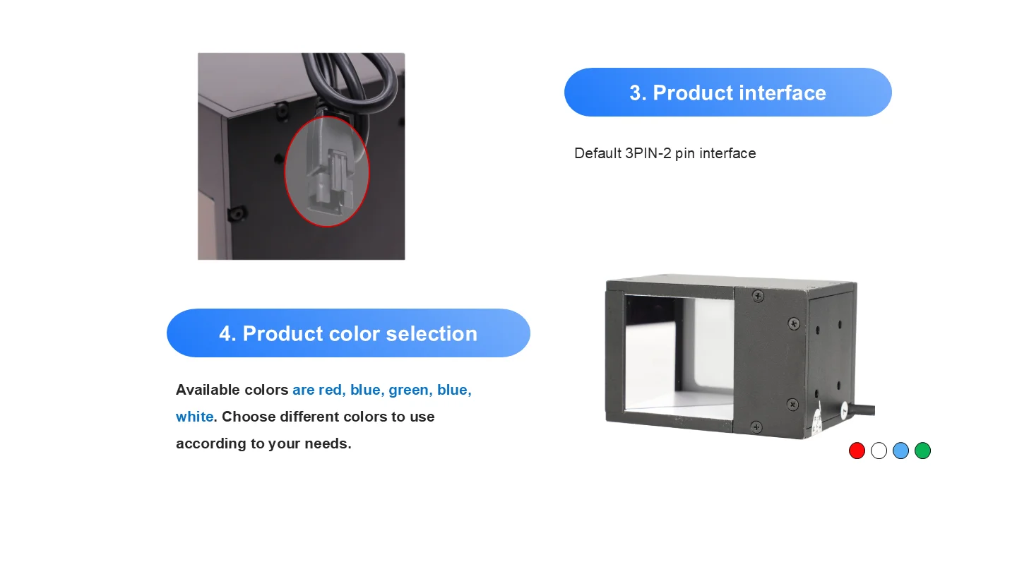 عالية الوضوح محوري 30x30 مللي متر LED عكس الضوء المحمولة ورشة عمل الضوء أبيض/أزرق/أخضر/أحمر IP54 تصنيف سبائك الألومنيوم 5000 لومينز