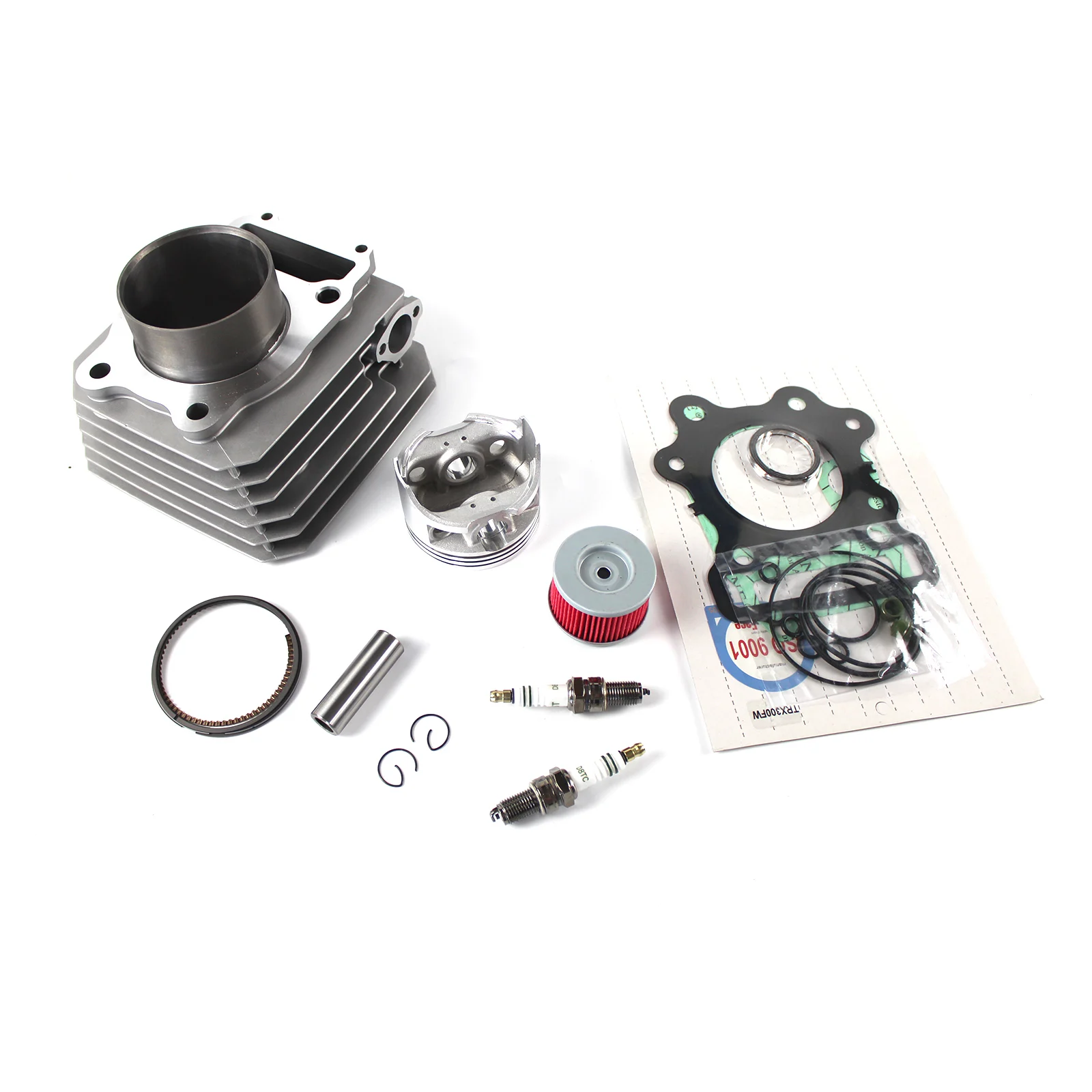 1Set Kit Perbaikan Silinder Atas Sepeda Motor 74mm untuk Honda ATV TRX300 TRX300FW FOURTRAX 1988-2000 12000-HC4-000 12100-HC4-000