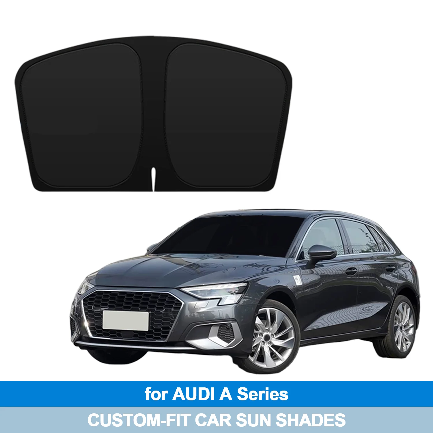 

For AUDI A3 A3L A4 A4L A5 A6 A6L A8L 2008-2025 Windshield Sun Shade Side Window Shades Cover Sun Visor Shield Privacy Protection