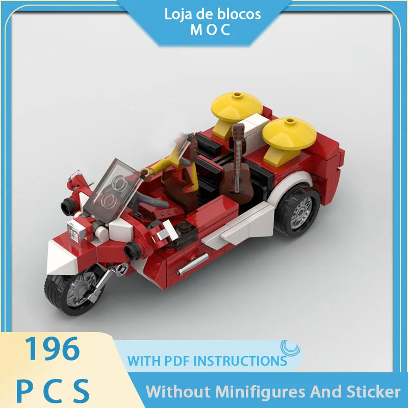 Nouveau produit exquis, modèle de blocs de construction MOC, moto tout-terrain, technologie Duke Friedel, jouet modulaire, cadeau de vacances, assemblage DIY