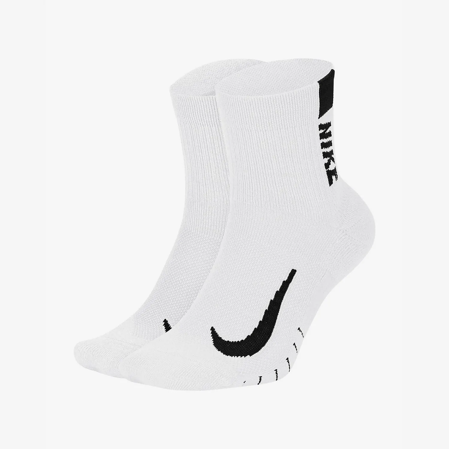 

Nike genuine Seasonal Unisex Breathable Mid-crew Socks 2-Pack SX7556-100