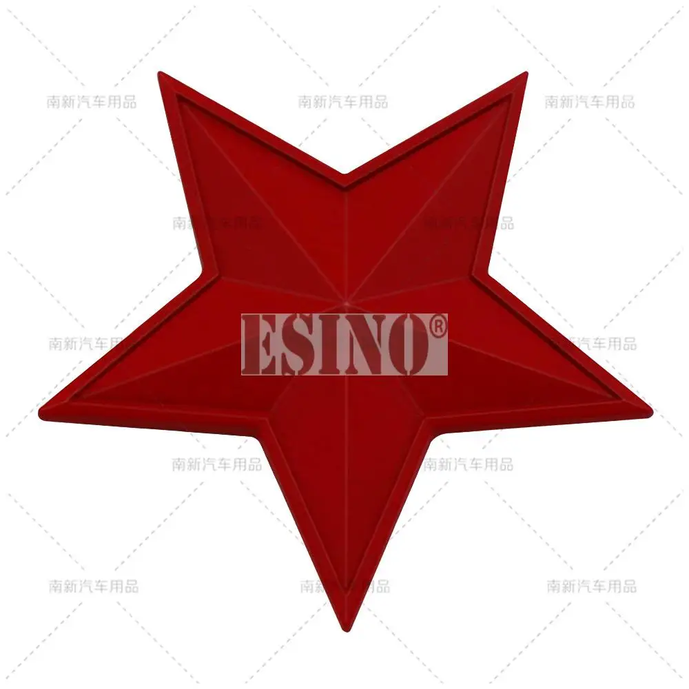 Car Styling 3D Five-pointed Star Decorative Metal Alloy Adhesive Emblem Trunk Badge Fender Sticker Body Decal Car Accessory