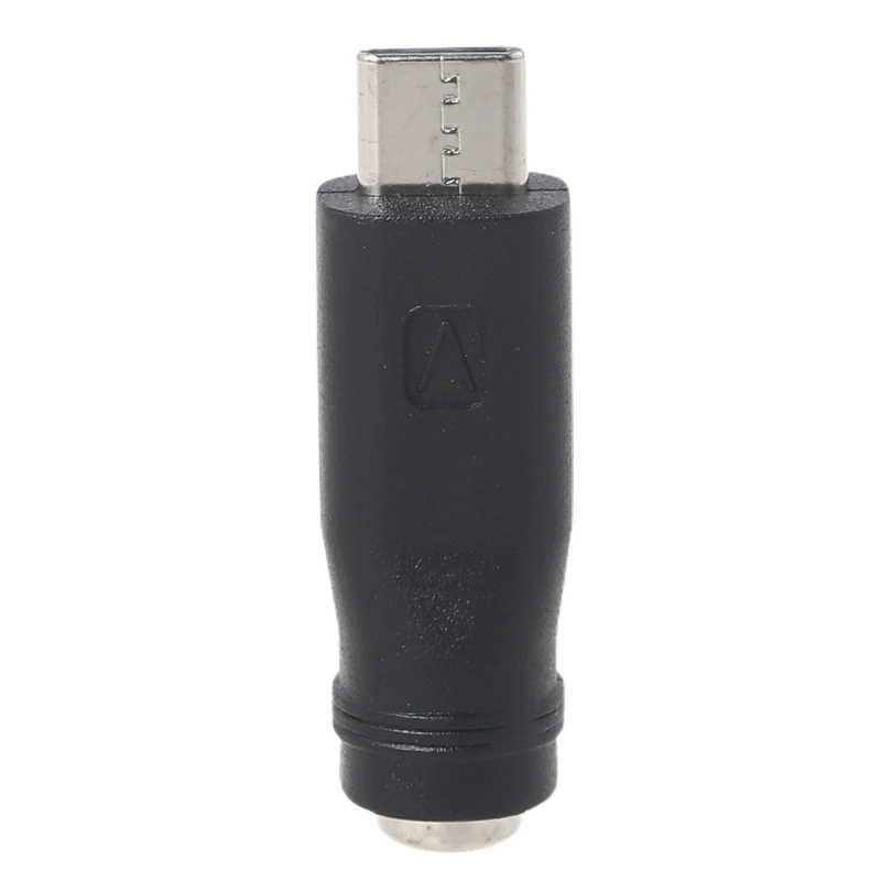 유형 C USB C 남성 5.5x2.1mm 암 커넥터 용 휴대 전화 용 충전 배럴 잭 전원 어댑터