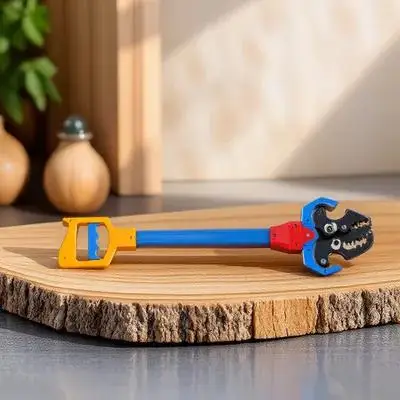 Pince à ordures ergonomique, outil de cueilleur de déchets, bâton de ramassage en fer pour le nettoyage de la maison en plein air, déchets amusants