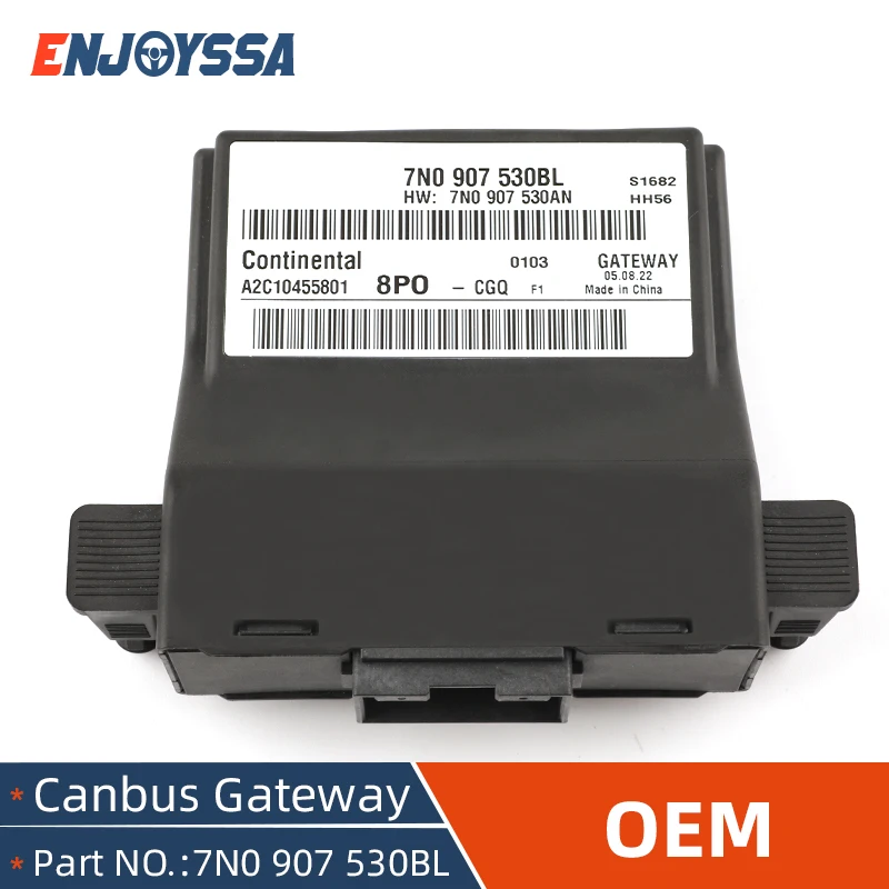 OEM Canbus Gateway 7N0 907 530BL For Volkswagen PQ Cars Passat Tiguan CC Jetta Golf Gateway Hardware Number 7N0907530BL