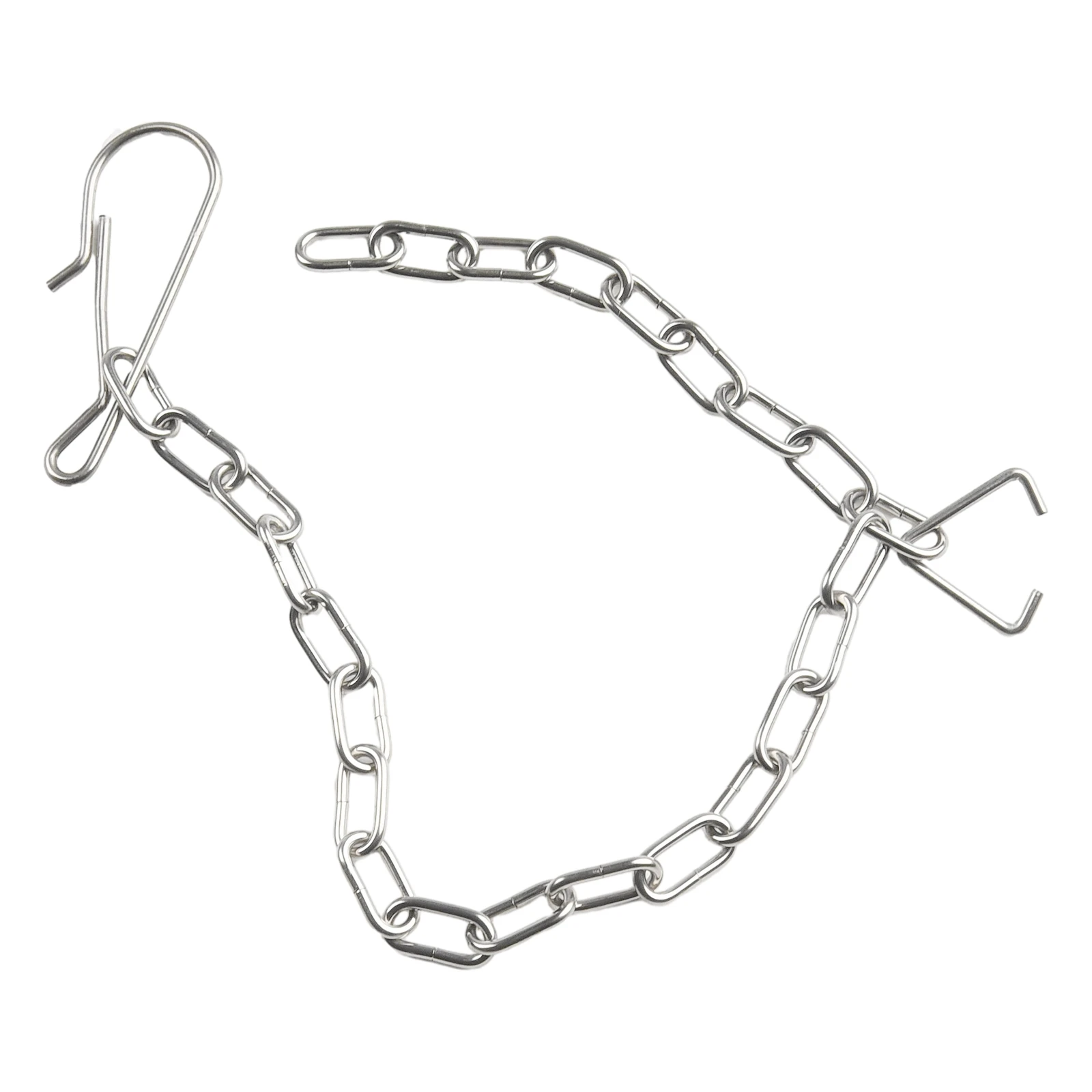 3 قطعة مقبض المرحاض سلسلة 25*1.5 سنتيمتر الفولاذ المقاوم للصدأ المرحاض الزعنفة رفع سلسلة الحمام المرحاض تجديد اكسسوارات لوازم المنزل #5