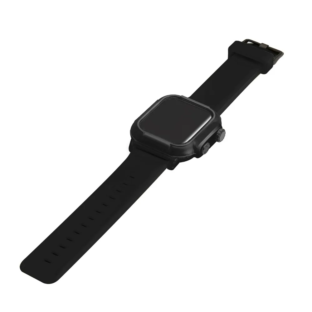 Waterproof Shell for Apple Watch 44mm 42mm Diving anti-fall military swimming silicone strap case for iWatch Series 6 5 4 3 SE 2