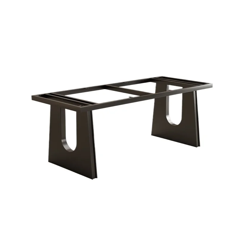 

Stainless steel foot bracket office tea table table foot rock slab large plate frame luxury stone dining base