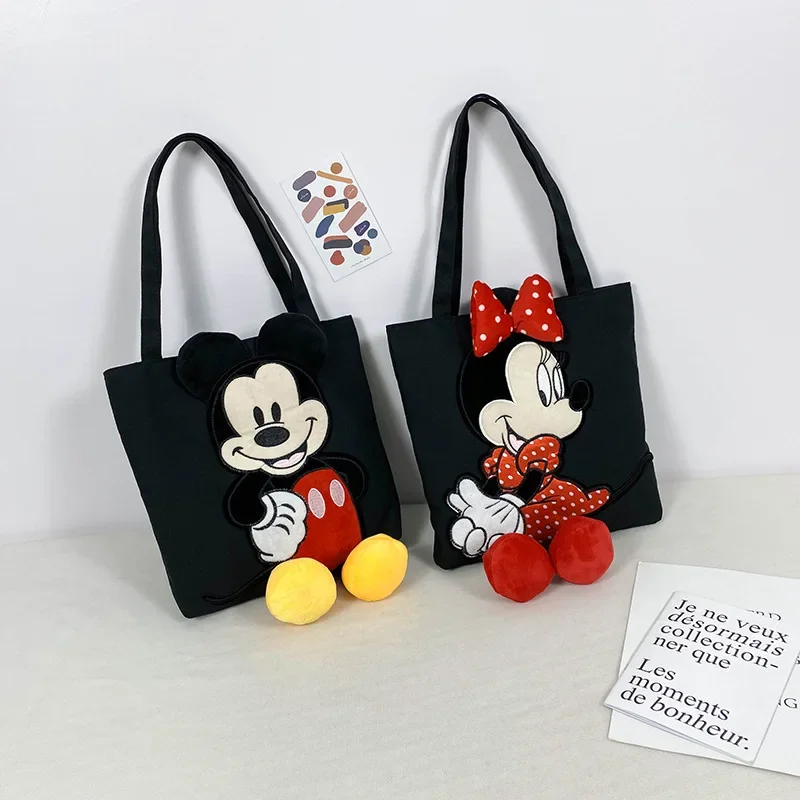 Disney new bags ladies shoulder bag canvas Mickey ladies bag shopping bag all-match female bag