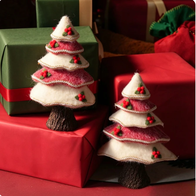 Christmas Snowman Christmas Tree Desktop Atmosphere Decoration Home Desktop Showcase Scene Decoration Gifts