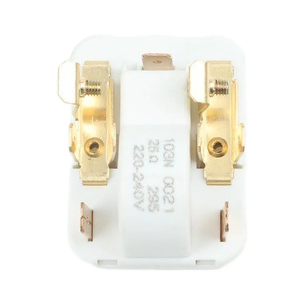 PTC Starter Relay 103N 0021 for Refrigerator Compressor 220 240V 25 Ohm Fast Start Low Power Consumption Stable Operation