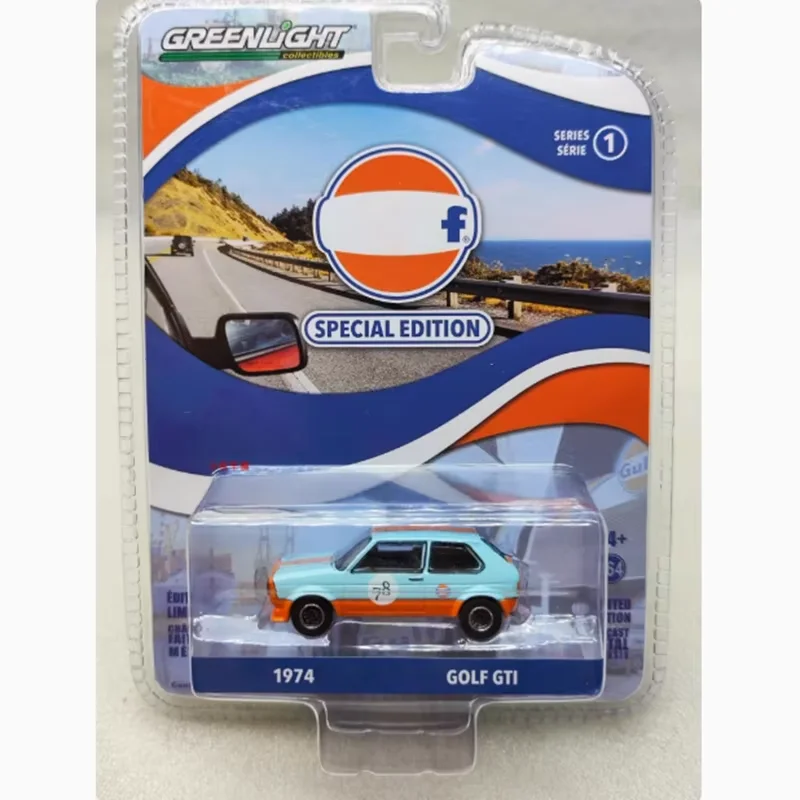 

Коллекционная модель автомобиля Greenlight 1:64, 1974-1980 Golf GTI, из сплава, для демонстрации, игрушка, подарок, сувенир