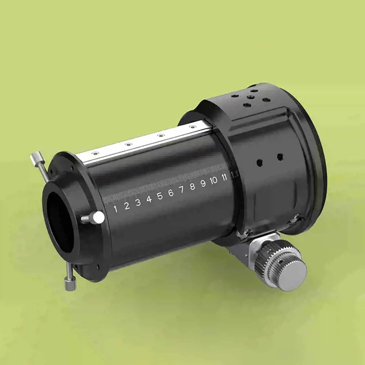 3.5-inch Dual Speed Toothed Track Focusing Base for Refracting Telescope Telescopic Accessories