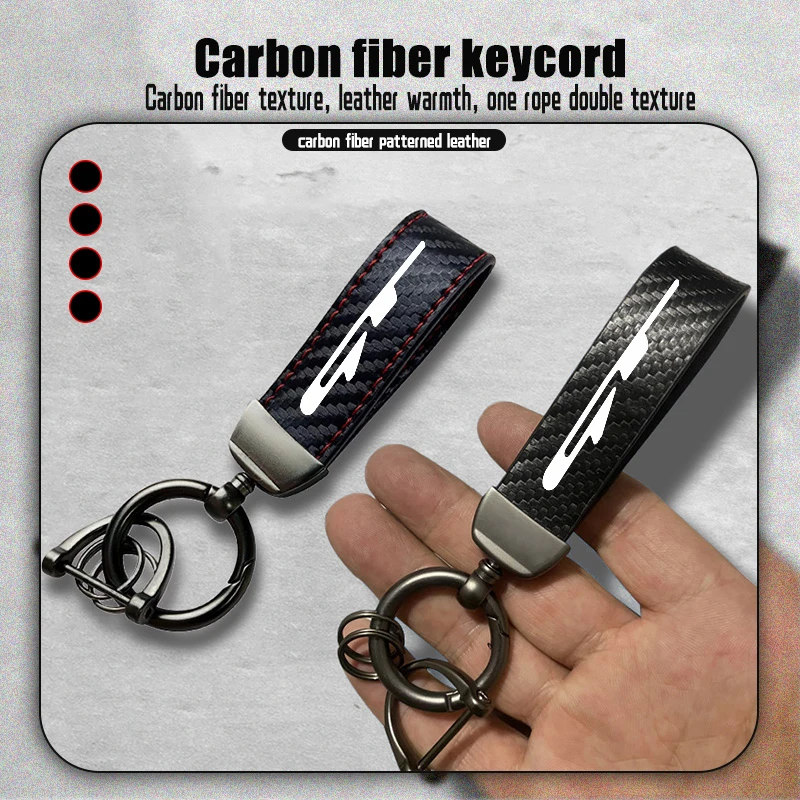 High-Grade Leather Motorcycle Keychain Holder Keyring For KIA Cerato Proceed Forte Stonic Picanto Ceed GT line Rio K9 K3
