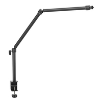 VIJIM LS08/04/06 Desk Mount Stand C-clamp Mount Flexible Arm Extend Light Stand With 360° Ballhead Mic Stand Ring Light Bracket