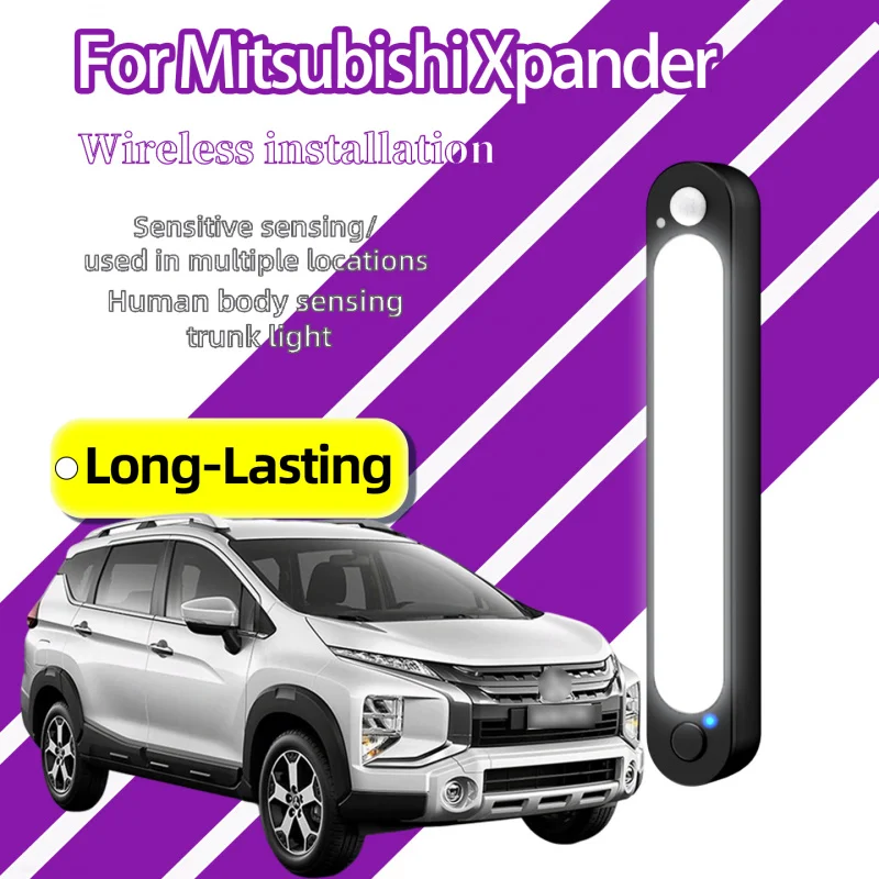 For Mitsubishi Xpander Multi-purpose Vehicle Trunk LED Lamp Wireless Magnetic Rechargeable Motion Sensing Rear Lamp