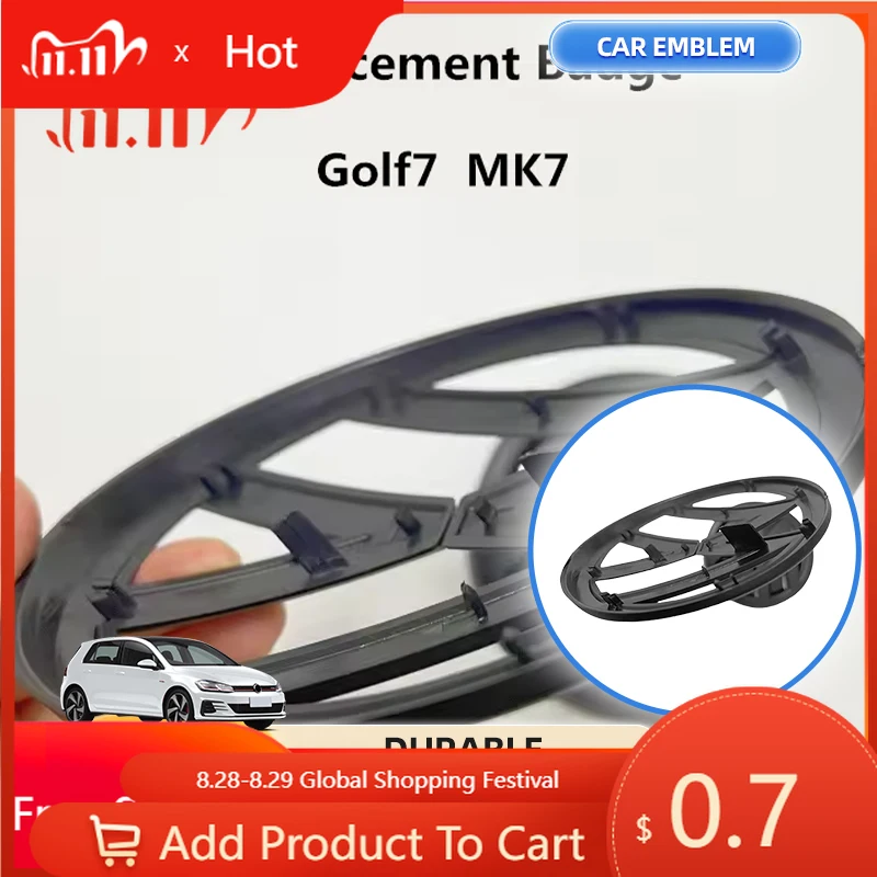 

Держатели для чашек для гольфа для VW Volkswagen, 2 шт., сменный значок, передний капот автомобиля, гриль, задний багажник, эмблема, логотип для Golf 7 MK7 2014