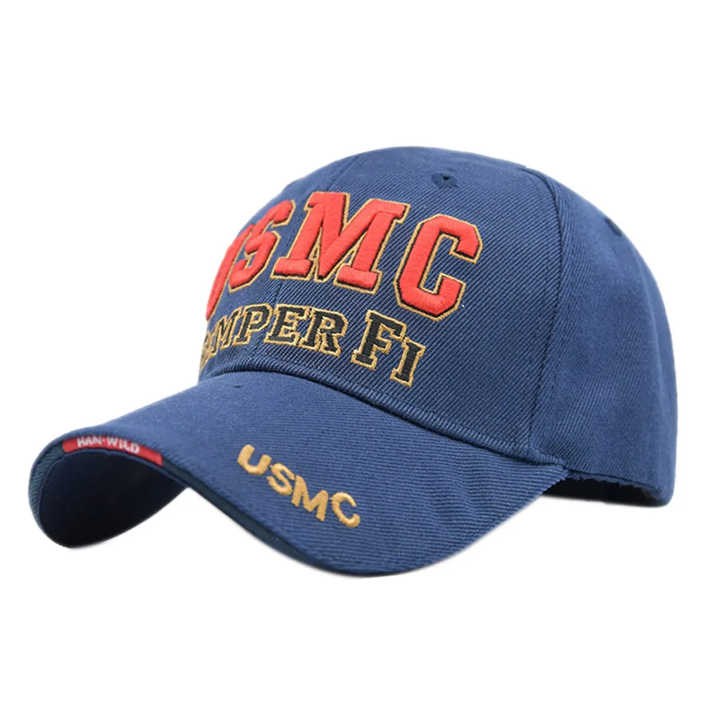 Baseball Cap Outdoor Sports Cap USMC Hat Four Seasons All Wear Visor Cap