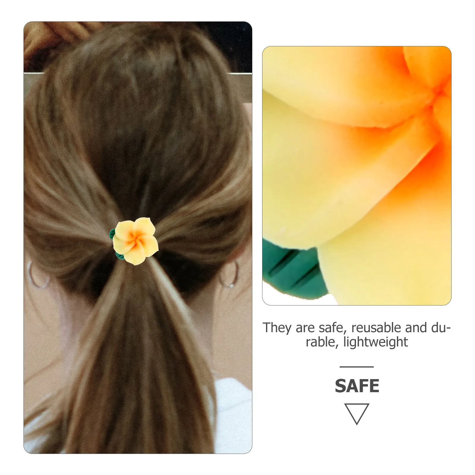 

10pcs Soft Clay Accessories Diy Craft Ornament For Hair Clip Charm, 3D Flower Charms For Phone Case Jewelry Making, Clay 3D