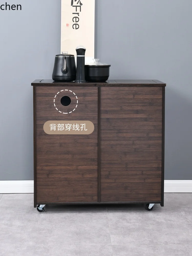 YFY Mobile  Table-Side Cabinet  Table Storage Rack Automatic Boiling Water  Integrated  Cabinet