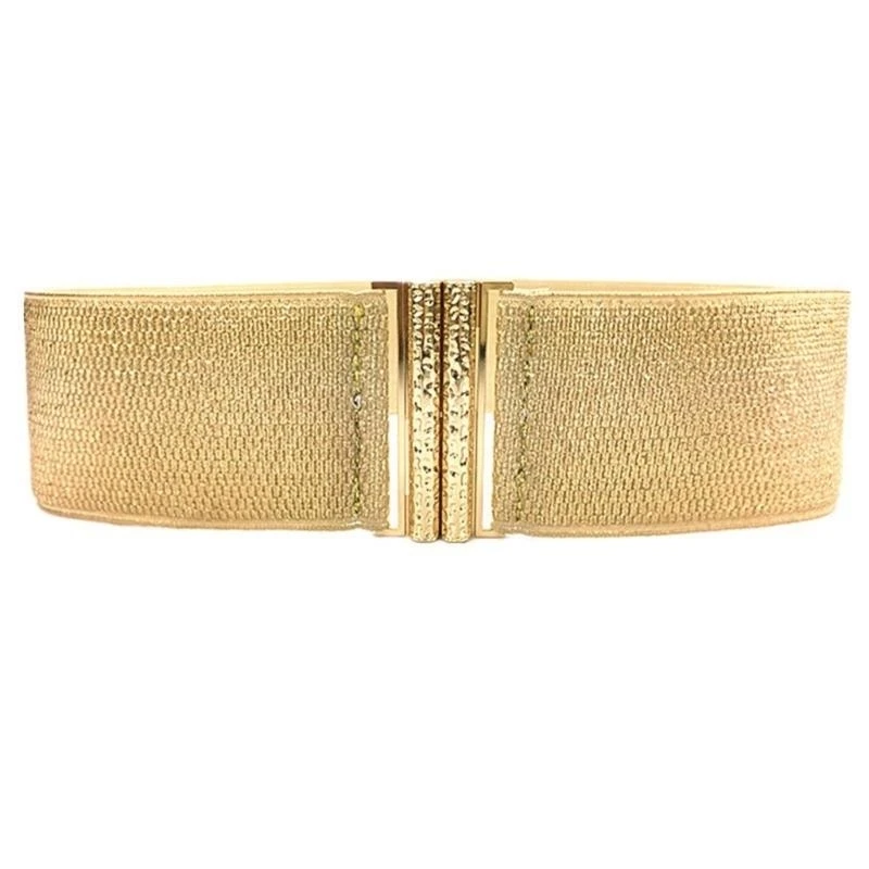 

5asd Women Corset Belt Glittering Corset Waist Belt Dress Decorative Wide Belt